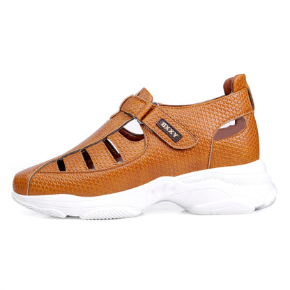 Bxxy's 3 Inch Height Increasing Elevator Sandals for Men
