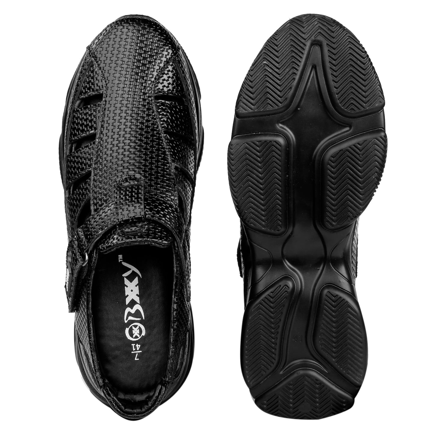 Bxxy's 3 Inch Hidden Height Increasing Velcro Ulta Comfortable Sandals for Men