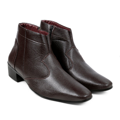 Bxxy Height Increasing Formal Ankle Zipper Boots