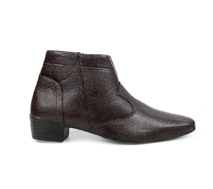 Bxxy Height Increasing Formal Ankle Zipper Boots