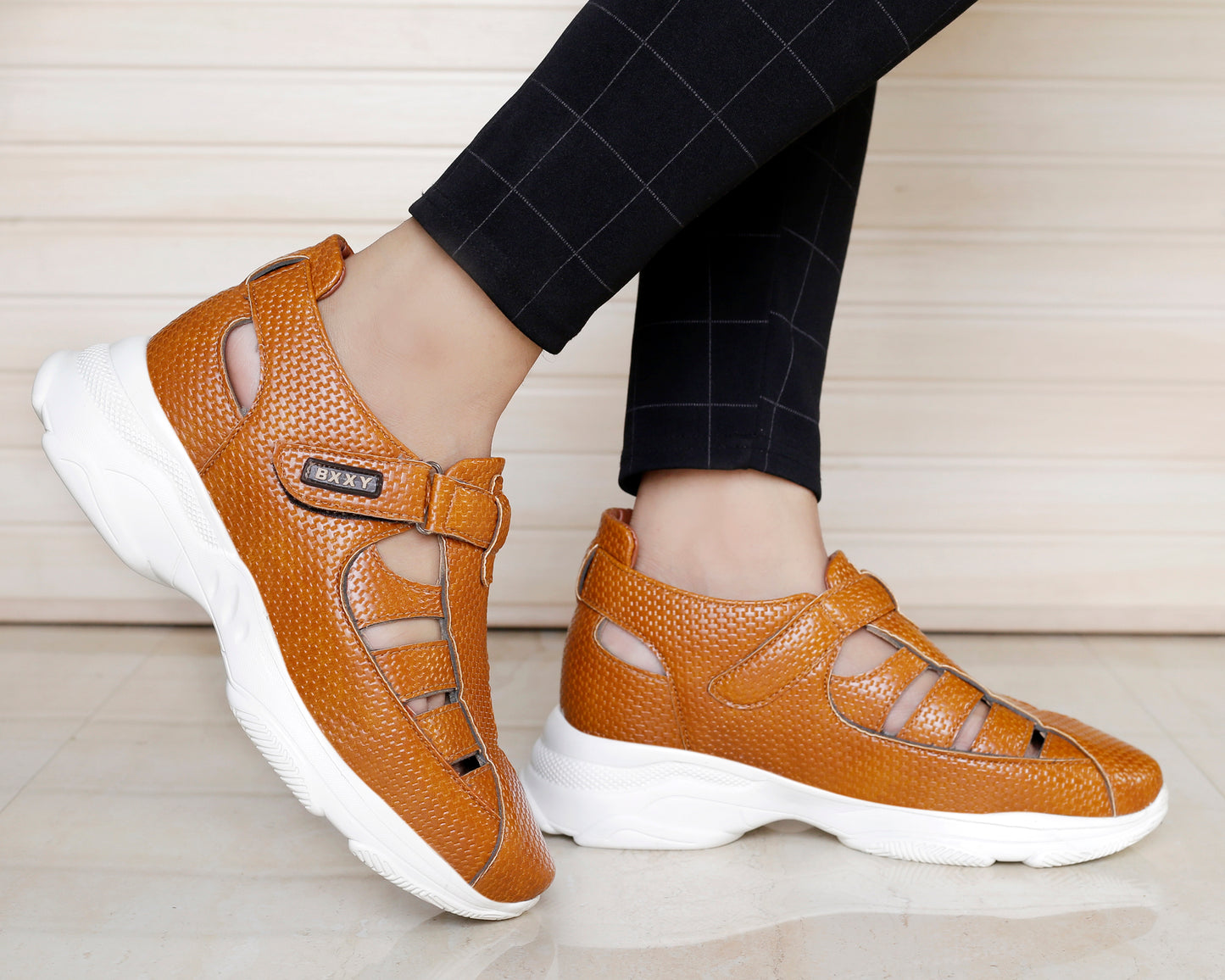Bxxy's 3 Inch Height Increasing Elevator Sandals for Men