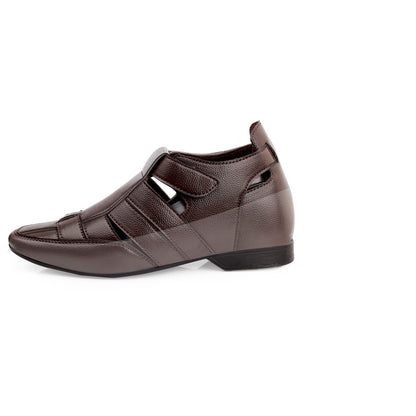 Men's 3 Inch Hidden Height Elevator Casual Sandal