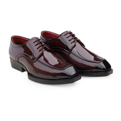 BAXXICO Men’s Premium Lace-Up Sleek Designer Finish Formal Shoes