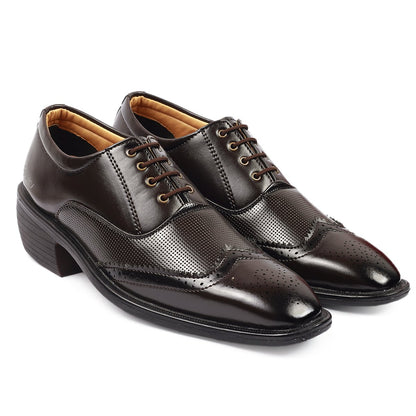 Bxxy Formal Height Increasing Brogue Lace-up Shoes