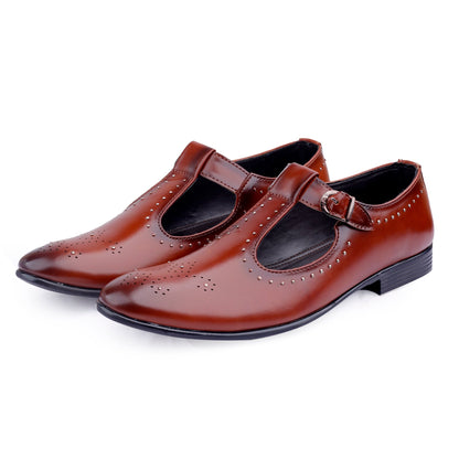 Bxxy's Faux Leather Ethnic Footwear for Men