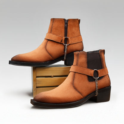 Men’s 5–6 CM Height Boosting Premium Elevator Boots