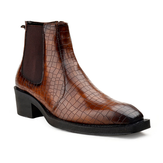 Men’s 2 Inch Heel Height Boots – Stylish Elevation with Comfort