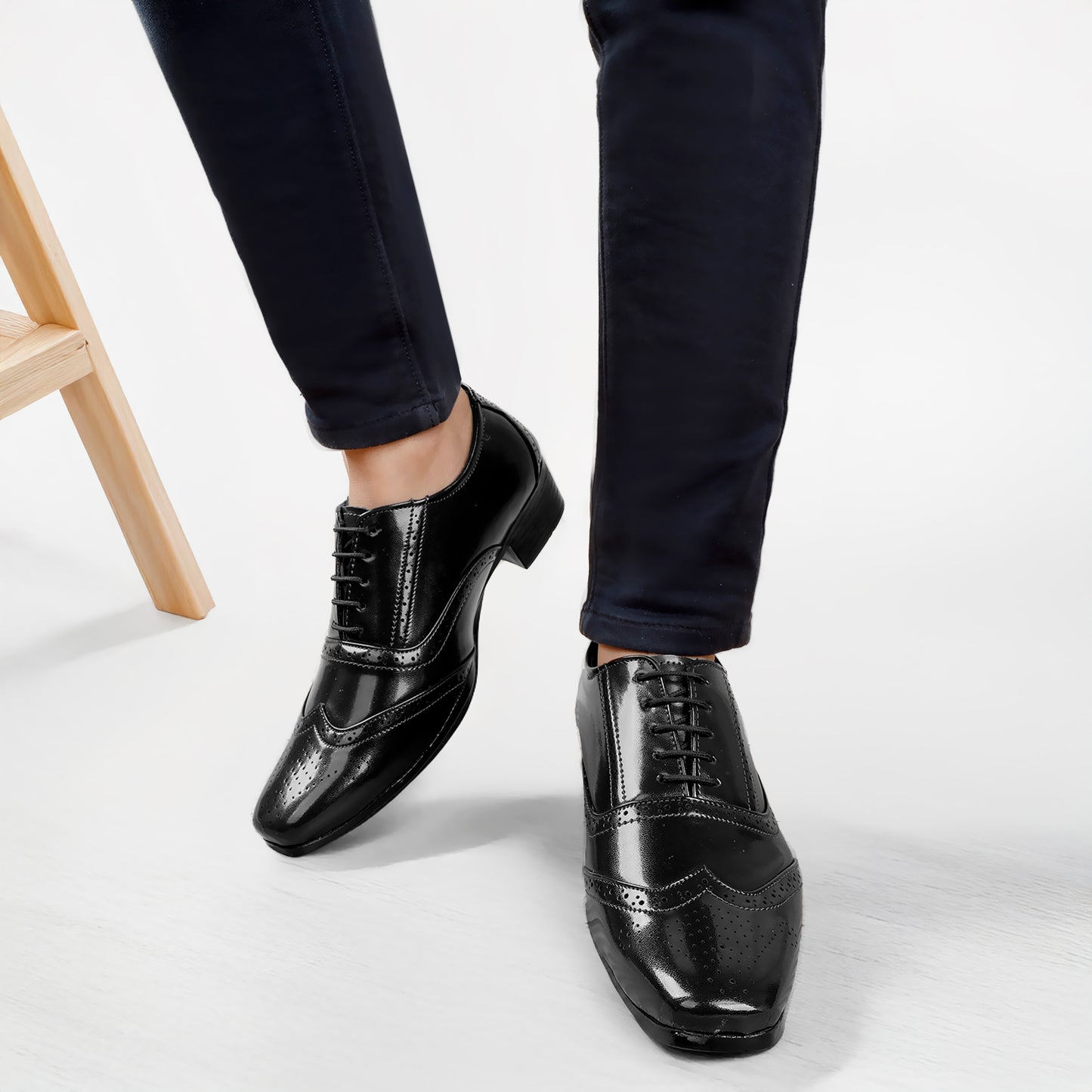 Men’s Height Boost Brogue Oxfords