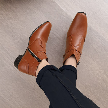 Men’s Stylish Formal Buckle Boots