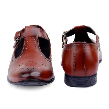 Bxxy's Faux Leather Ethnic Footwear for Men