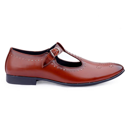 Bxxy's Faux Leather Ethnic Footwear for Men