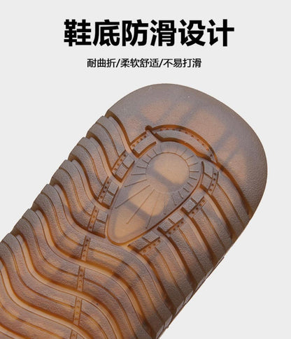 Men’s Lightweight Vegan Sandals with Non-Slip Sole & Cushion Comfort