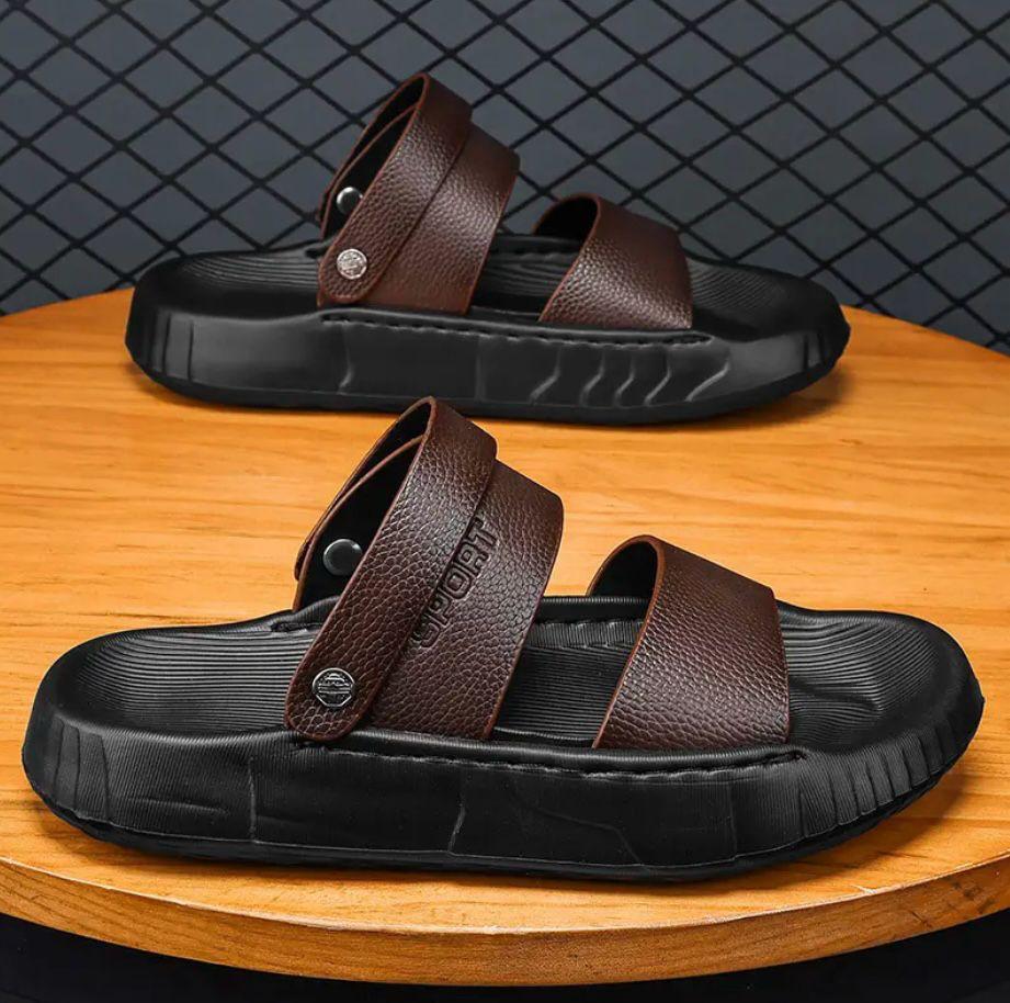Men's Comfortable Black Summer Sandals