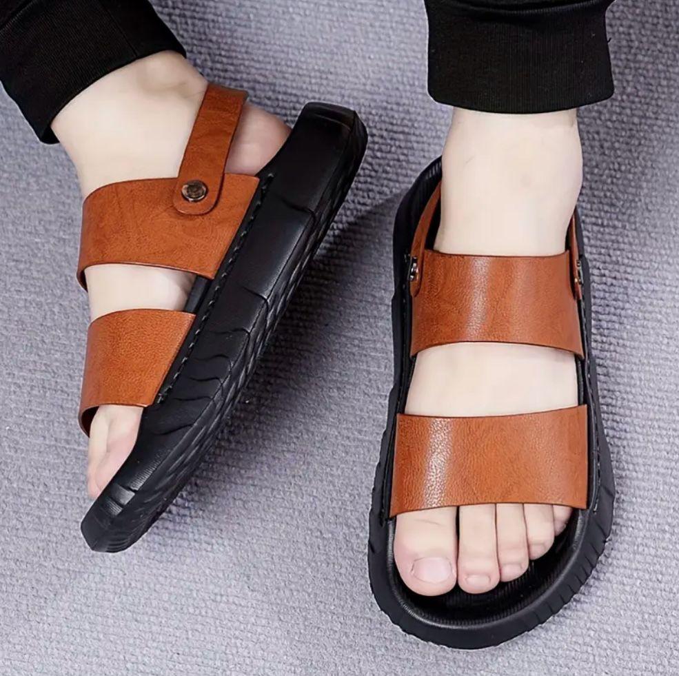 Men's Comfortable Black Summer Sandals