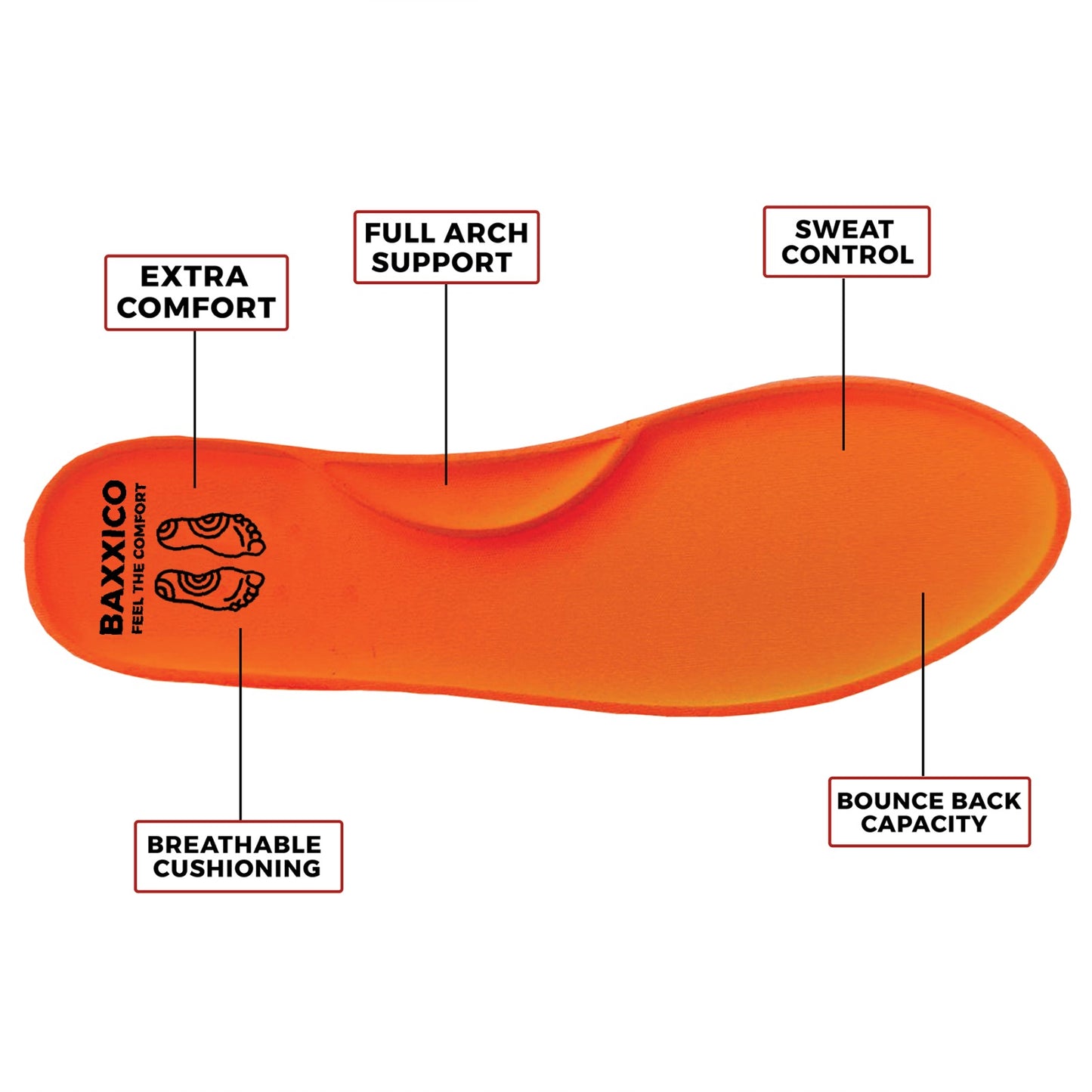 Multipurpose Support Insoles- Feel The Comfort