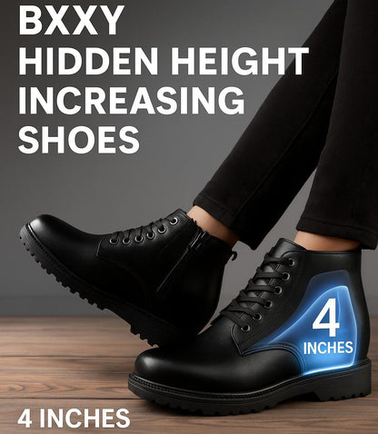 10CM Height Increasing Men’s Boots – Classic Dress Style