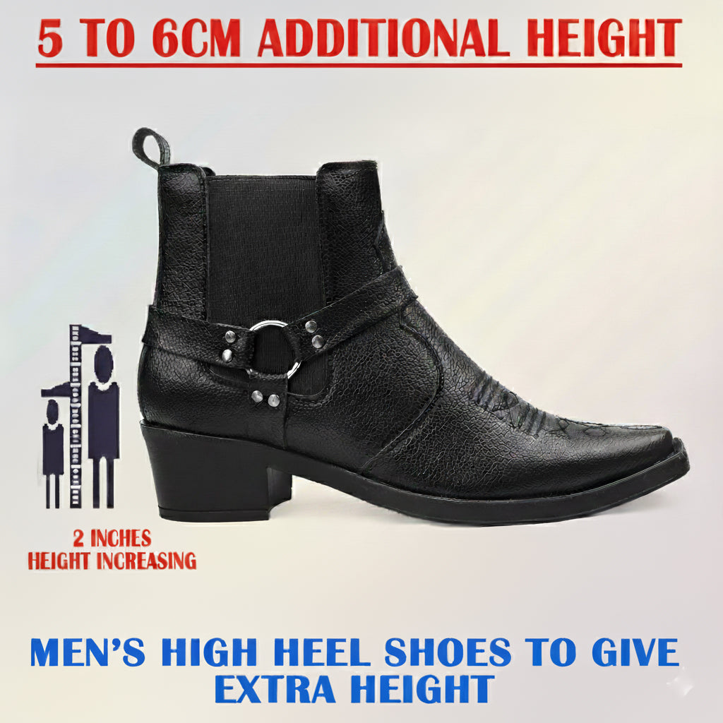 Men’s 2 Inch Height Increasing Boots