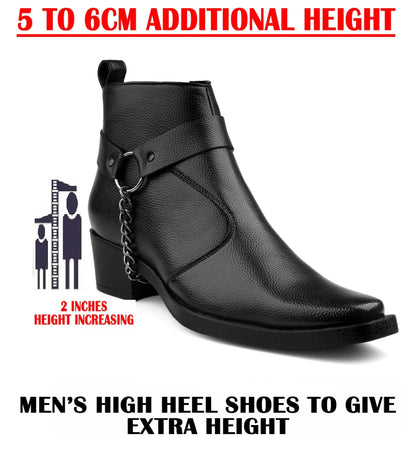 Stylish 2-Inch Heel Height Elevator Boots – Boost Confidence & Comfort