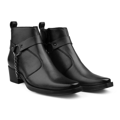 Stylish 2-Inch Heel Height Elevator Boots – Boost Confidence & Comfort