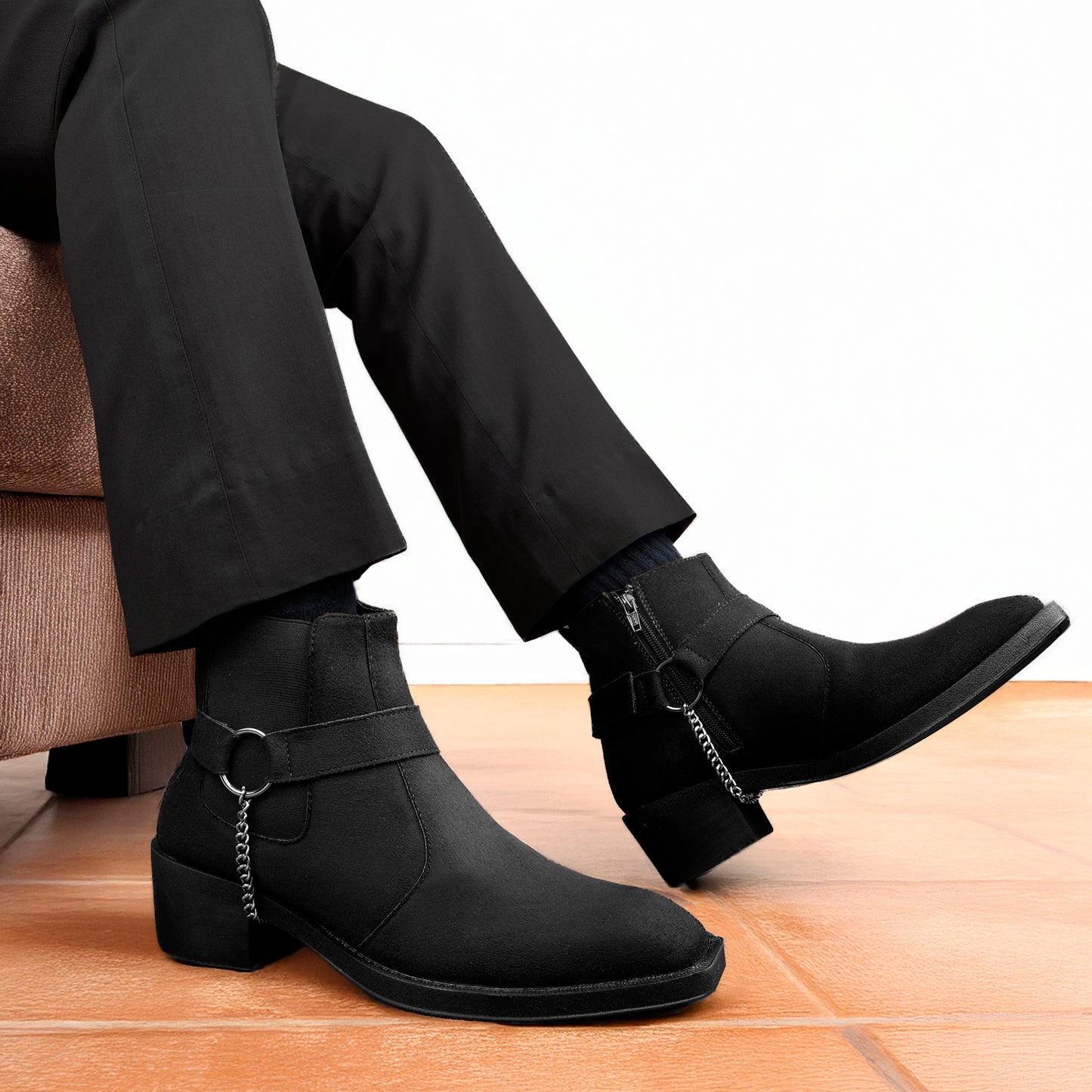 Men’s 5–6 CM Height Boosting Premium Elevator Boots