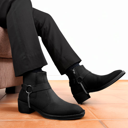 Men’s 5–6 CM Height Boosting Premium Elevator Boots