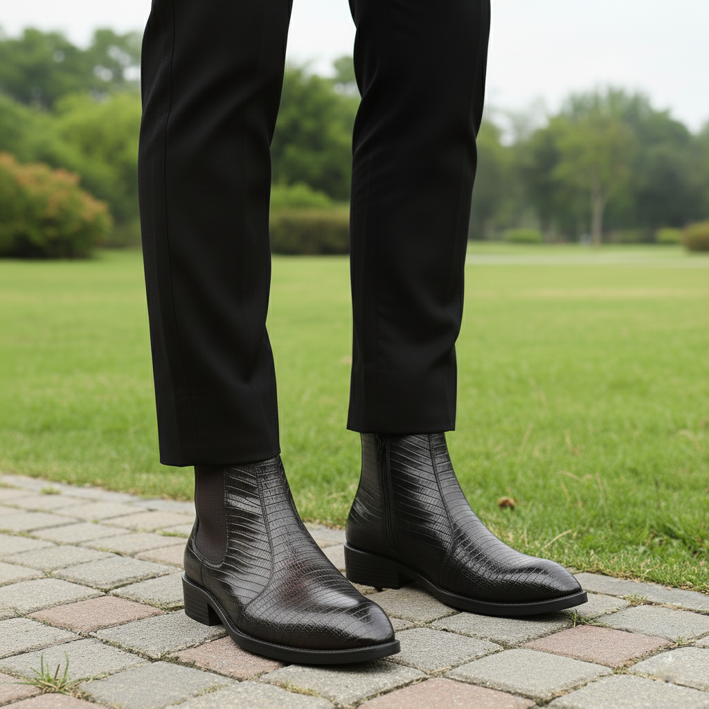 Classic Sculpted Chelsea Boot with Signature Texture