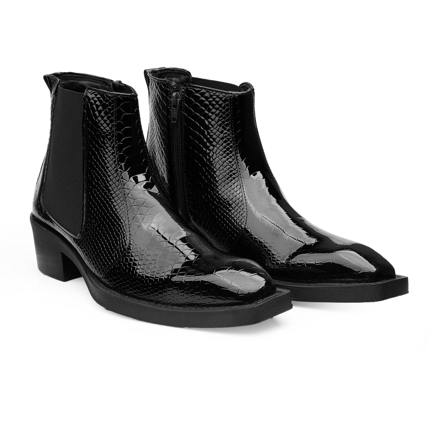 Men’s Elevator Boots – 2 inches Height Lift, Stylish & Comfortable