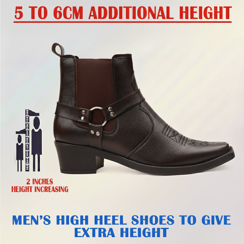 Men’s 2 Inch Height Increasing Boots