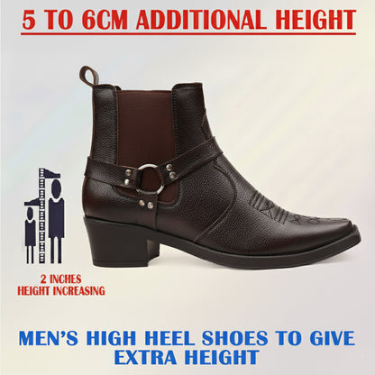 Men’s 2 Inch Height Increasing Boots