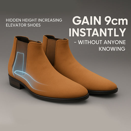 Men's 9CM Height Increasing Chelsea Boots