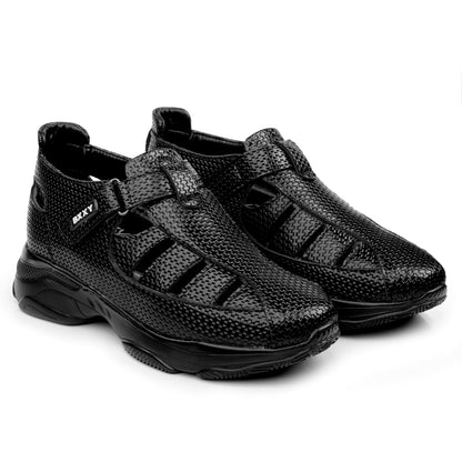 Bxxy's 3 Inch Height Increasing Elevator Sandals for Men