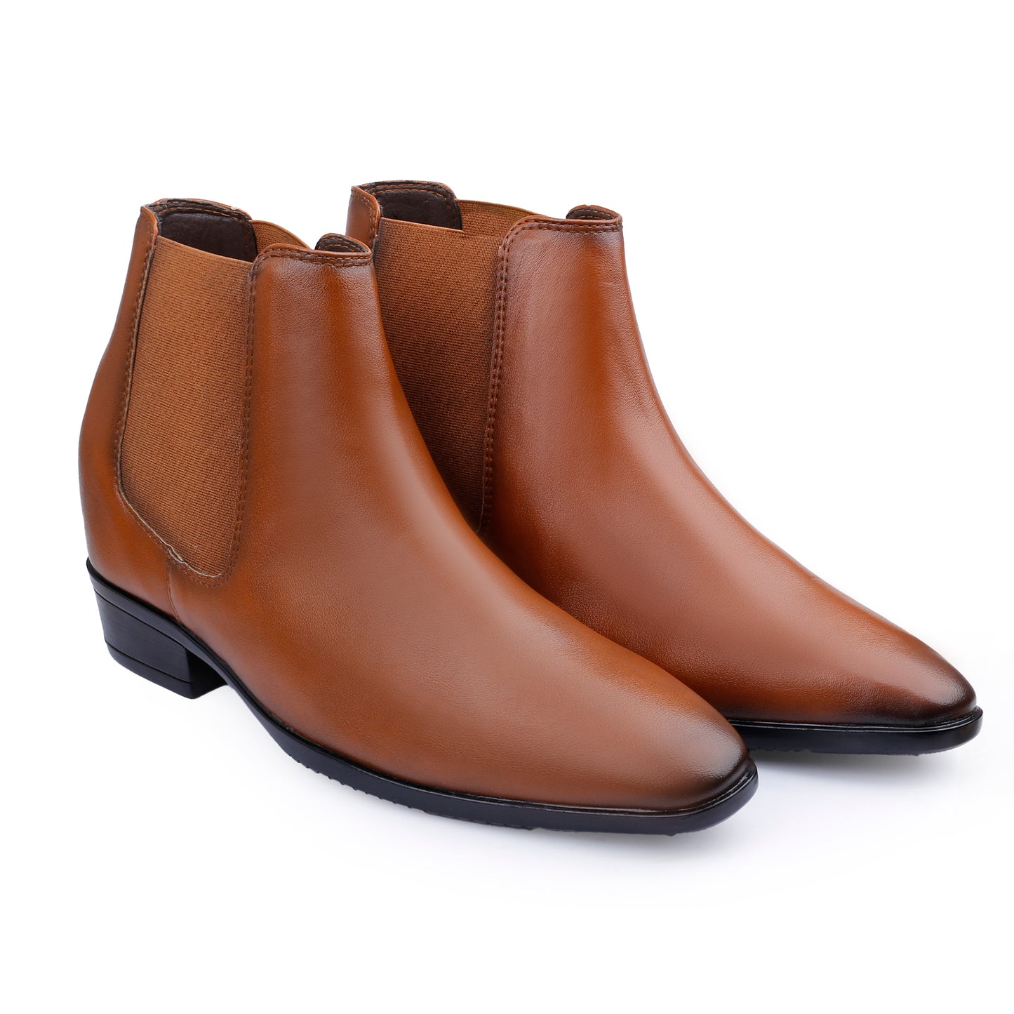 3.5 Inch (9CM) Height Boost- Chelsea Boots for Men