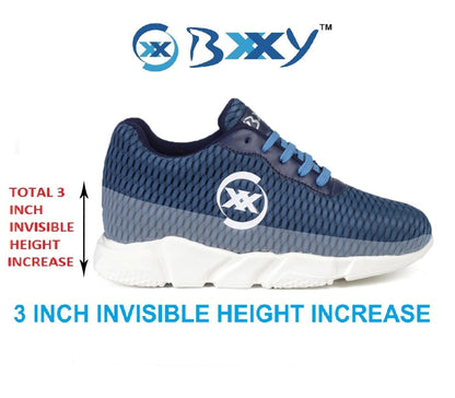 3 Inch Hidden Height Increasing / Elevator Sport Shoes For Men