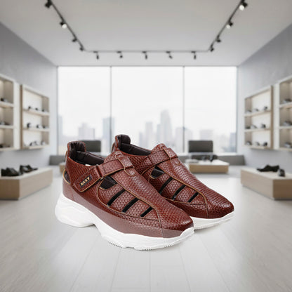 Bxxy's 3 Inch Height Increasing Elevator Sandals for Men