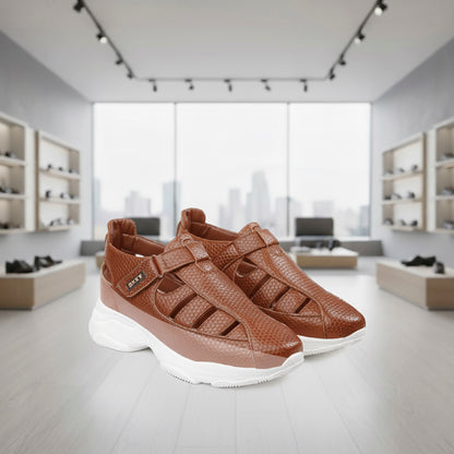 Bxxy's 3 Inch Height Increasing Elevator Sandals for Men